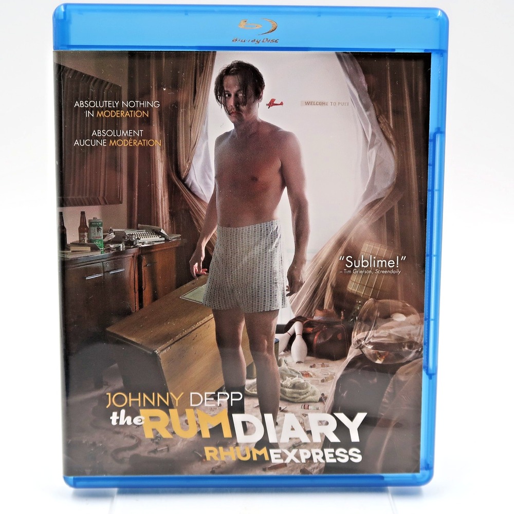 The Rum Diary Blu-ray 2011 Johnny Depp Sony Pictures Movie